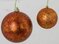 Earthflora's 4 Inch Speckled Matte Copper Ball With Gold/red/brown Accents