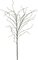 64" Plastic Salix Branch with Green Leaves - Brown - 17" Stem - FIRE RETARDANT