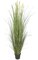 71" PVC Pondweed Grass Bush - 21 Flowers - Green Leaves - Weighted Base