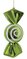 Earthflora's 12 Inch Round Swirl Candy Ornament - 4 Colors