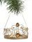 Earthflora's 2.5 Inch Gold Beaded Crown Ornament
