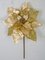 Earthflora's 22 L Inch X 17 W Inch Metallic/sequined Poinsettia Spray In Gold, Red, Champagne Gol...