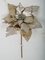 Earthflora's 22 L Inch X 17 W Inch Metallic/sequined Poinsettia Spray In Gold, Red, Champagne Gol...