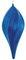 Earthflora's 23.5 Inch Shiny UV Finial Ornament - Red, Silver, Or Blue