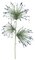 Earthflora's 33 Inch Glittered Needle Pine Spray - 7 Colors - White/silver, Blue, Copper, Red, Black, Aqua And Teal