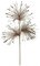 Earthflora's 33 Inch Glittered Needle Pine Spray - 7 Colors - White/silver, Blue, Copper, Red, Black, Aqua And Teal