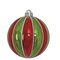 Earthflora's 5 Inch Mercury Striped Ball Ornament