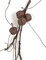 Earthflora's 6 Foot Metal Bell Garland - Rust/brown