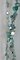 Earthflora's 6 Foot Sequined/beaded White Or Aqua Ice Garlands