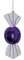 Earthflora's 7 Inch Round Candy Ornament - 4 Colors