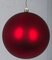 Earthflora's Large Red Matte Ball Ornaments - 10 Inch
