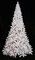 Earthflora's Medium Size Flocked Arctic Pine Trees - 7.5 Ft., 9 Ft., And 12 Ft. Tall With Mixed Warm White And Pastel Multi-color Led Lights Function - Remote Control To Set Colors