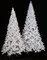 Earthflora's Medium Size Flocked Arctic Pine Trees - 7.5 Ft., 9 Ft., And 12 Ft. Tall With Mixed W...