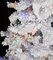 Earthflora's Medium Size Flocked Arctic Pine Trees - 7.5 Ft., 9 Ft., And 12 Ft. Tall With Mixed Warm White And Pastel Multi-color Led Lights Function - Remote Control To Set Colors