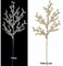 Custom Made  Ice Tree - Natural Trunk - Select color comes in white, White Gold , Red, Green or Purple
