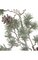 18" Plastic Glittered Pine Spray
