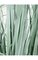 55" PVC Onion Grass Bush - Mint Green/Blue - Weighted Base