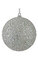 Beaded/Glittered Ball - Silver