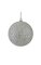 Beaded/Glittered Ball - Silver