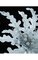 15" Velvet/Sequined Poinsettia Baby Blue