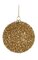 Tinsel/Sequined Ball - Gold