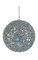 Tinsel/Sequined Ball - Silver