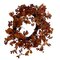 22" Orange Fall Leaves and Berry Wreath