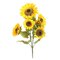 25" Yellow Sunflower Bush