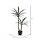 44" Green Potted Yucca Tree x 2