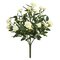 15 inches White Mini Diamond Rose Bush