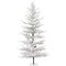 5' x 32" Flocked Winter Twig Pine Artificial Christmas Tree