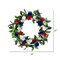 22" Red White Blue Floral Wreath