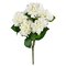 21" White Hydrangea Bush