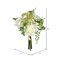 12'' White Rose Bouquet 2/Pk