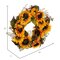 24" Yellow Sunflower Wreath with Grass