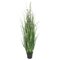 48" PVC Artificial Potted Green Sheep's Grass and Plastic Grass