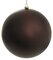 Matte Chocolate Ball Ornaments - 4 Inch, 6 Inch Or 8 Inch