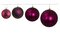 10 Inches  Matte Burgundy Ball Ornaments