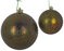 Matte Antique Dark Green Ball Ornament in 4 Inch or 6 Inch Sizes