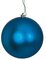 DARK BLUE MATTE BALL ORNAMENTS IN 4 INCH AND 6 INCH SIZES