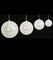 Iridescent Pearl White Ball Ornaments | 4" to 15" Sizes