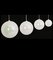 Iridescent White Pearled Ball Ornaments | 4 Inch To 10 Inch Sizes