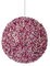 Mixed Pink Beaded Sequined Ball Ornaments | 4 Inch or 6 Inch