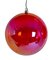 Red Iridescent Ball or Finial Ornaments | 5" Ball, 6" Ball, 10" Finial