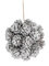 5 Inch Flocked Mini Pine Cone Ball Ornament
