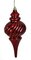 VINTAGE RED ORNAMENTS | 6 inches GRID BALL, 8 inches DROP FINIAL, OR 9.5 inches FLAT CALABASH | SOLD SEPARATELY