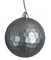 MATTE PEWTER HONEYCOMB BALL ORNAMENT | 5 INCH OR 6 INCH SIZES