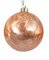 Rose Pink Gold Marble Ornaments | 4", 5", or 6" Sizes