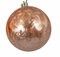 Rose Pink Gold Marble Ornaments | 4", 5", or 6" Sizes