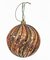 ROSE GOLD/CHAMPAGNE/OLIVE GLITTERED SWIRL BALL ORNAMENTS | 4 INCH, 6 INCH, OR 8 INCH SIZES